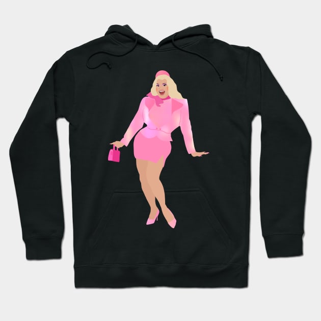 Kitty Scott-Claus Drag Queen Hoodie by rachaelthegreat